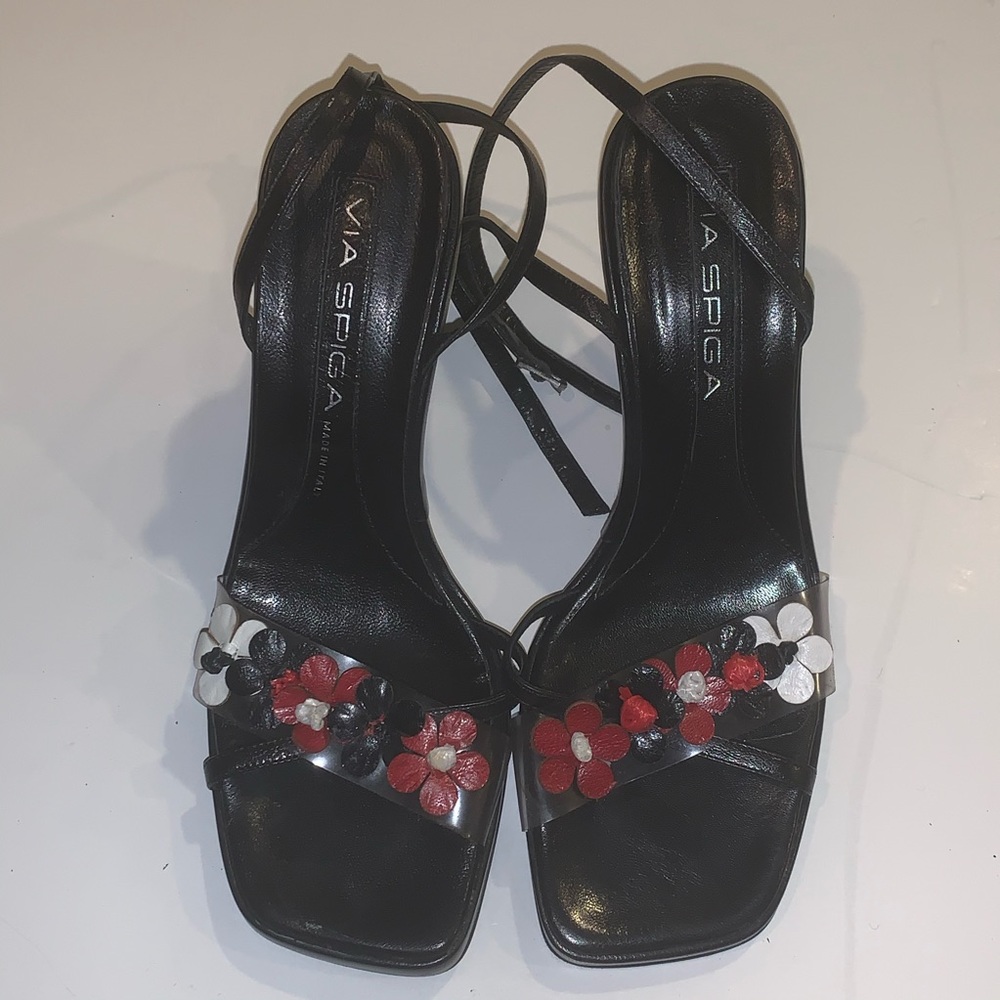 VIA SPIGA WEDGE SANDALS